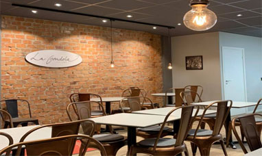 Restaurangens matsal
